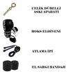 Desfabe Boxing Star 120x32Cm Zincirli Boks Kum Torbası Siyah+Aparat+Boks Eldiveni+Bandaj+Atlama İpi Desfabe Boxing Star 120x32Cm Zincirli Boks Kum Torbası Siyah+Aparat+Boks Eldiveni+Bandaj+Atlama İpi