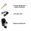 Desfabe Boxing Star 120x32 Cm Zincirli Boks Kum Torbası Siyah+Askı Aparatı+Boks Eldiveni+Atlama İpi Desfabe Boxing Star 120x32 Cm Zincirli Boks Kum Torbası Siyah+Askı Aparatı+Boks Eldiveni+Atlama İpi