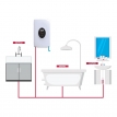 Sem Tulpar SW-1209 D Merkezi Sistem Ve Güneş Su Isıtma Sistemine Uyumlu 9 kw Monofaze Şofben Sem Tulpar SW-1209 D Merkezi Sistem Ve Güneş Su Isıtma Sistemine Uyumlu 9 kw Monofaze Şofben
