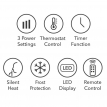 TROTEC TRH 26 E YAĞLI RADYATÖR 2500 W 11 DİLİM KUMANDALI