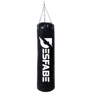 Desfabe Boxing Star 70x25 Cm Zincirli Boks Kum Torbası Siyah